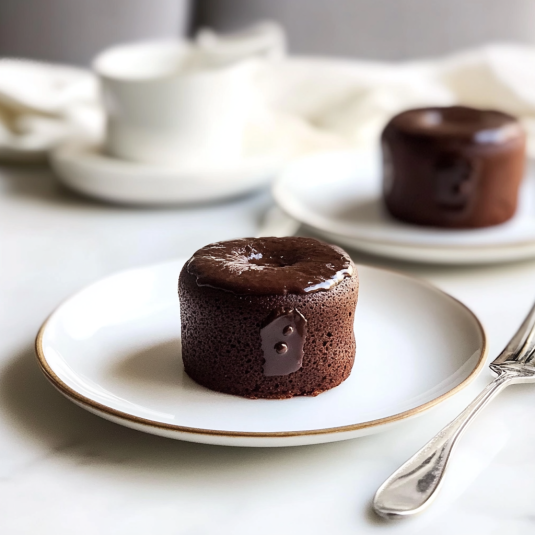 Fondant au chocolat avec cœur coulant
