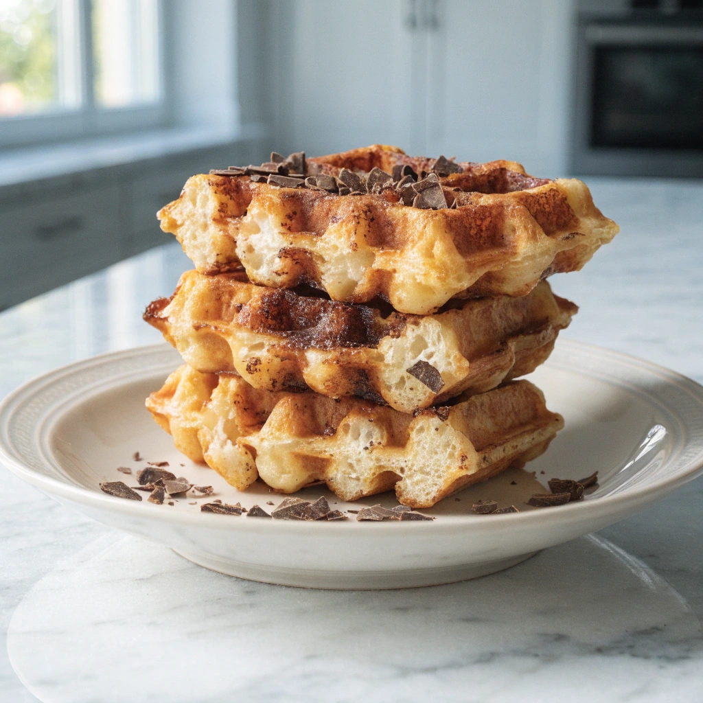 Gaufre liégeoise IG BAS dorée et croustillante