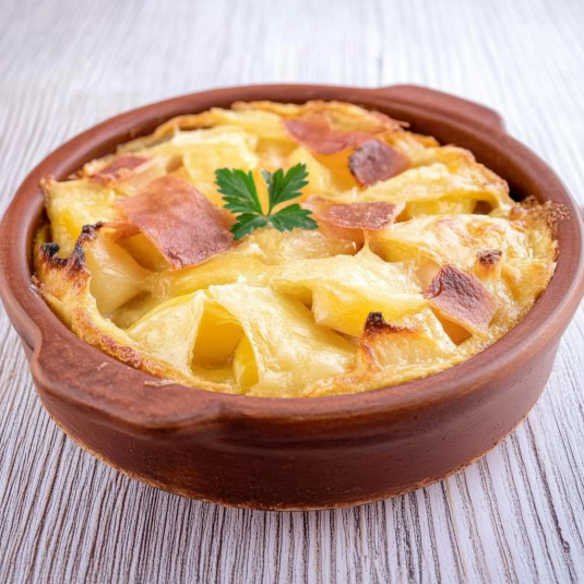 recette Tartiflette au four avec reblochon fondu et pommes de terre dorées